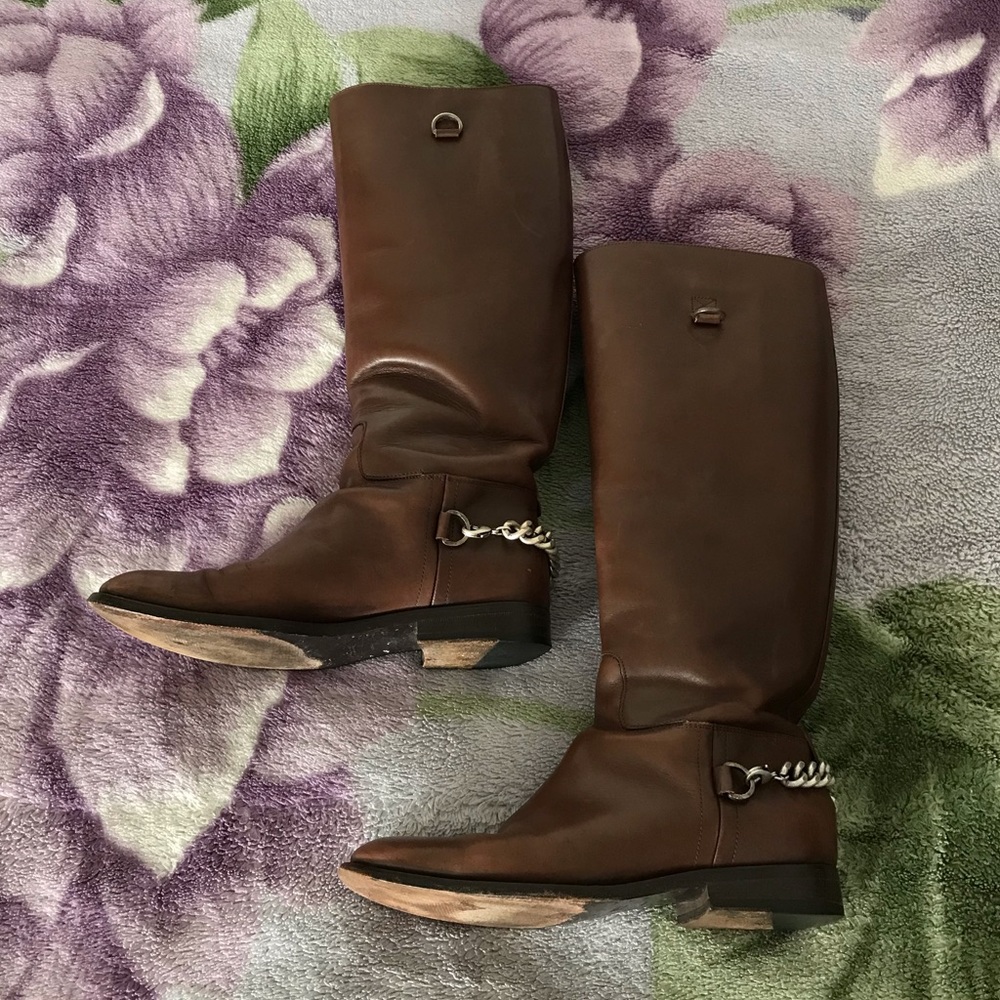 Hugo Boss Women’s Leather Riding Boots - Picture 2 of 11